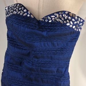 Blue Embellished Dress